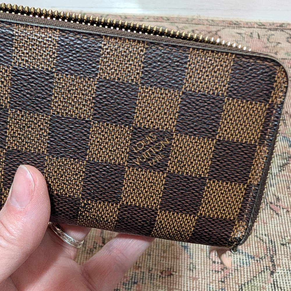 Louis Vuitton Damier Ebene Clemence Wallet
